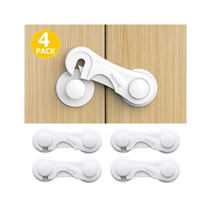 Generic Child Safety Locks Cabinet Cupboard Latches 4 Pack Best