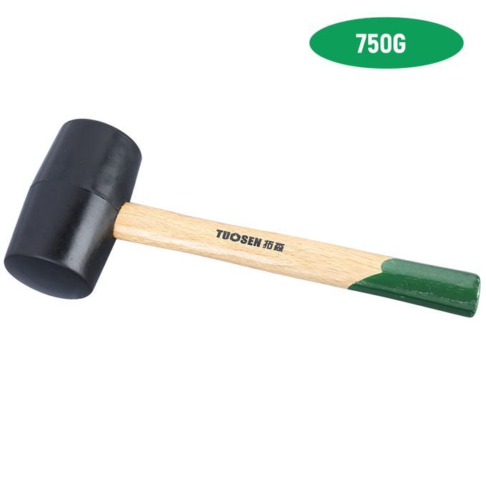 Generic 60750 Black Rubber Mallet Dual Face Tile Hammer With