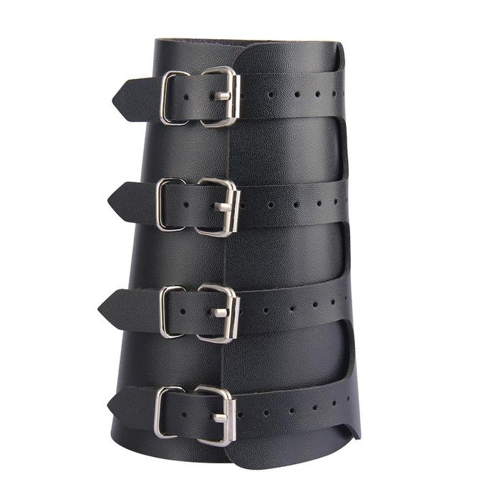  Leather Arm Guards Medieval Bracers Black Leather Gauntlet  Wristband Medieval Wrist Armor Leather Wrist Guards Premium Leather Bracers  For Men Women