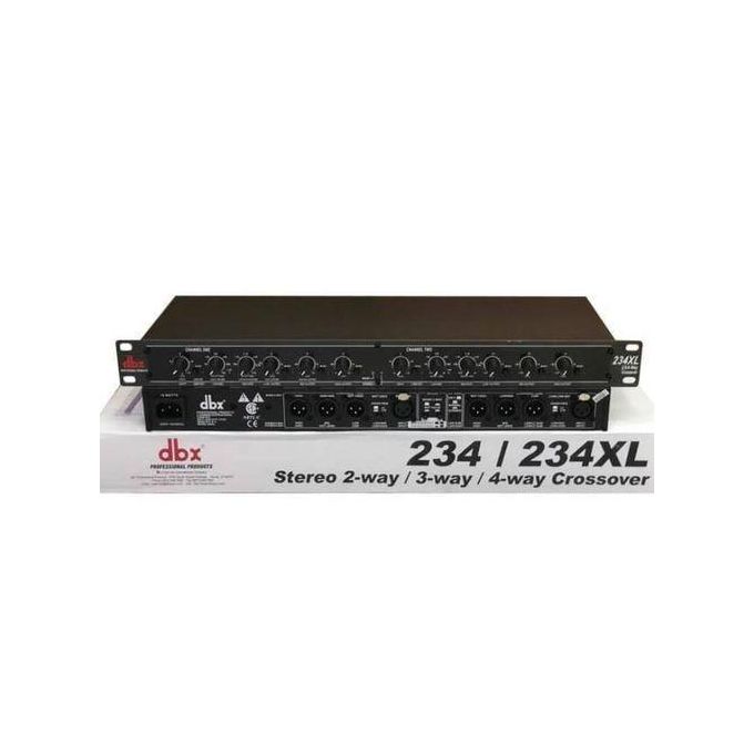 Dbx 234X Professional Audio Stereo 2/3 Way, Mono 4-Way Crossover