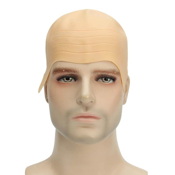 Generic Unisex Bald Skin Head Wig Cap Fancy Dress Costume