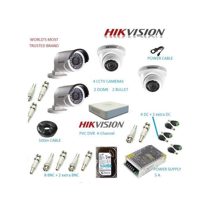 4 camera cctv installation cost store