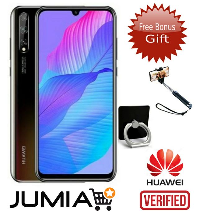 Huawei Y8p 6 3 4000mah 128gb 6gb Dual Sim Midnight Black Free Selfie Stick Ring Best Price Online Jumia Kenya