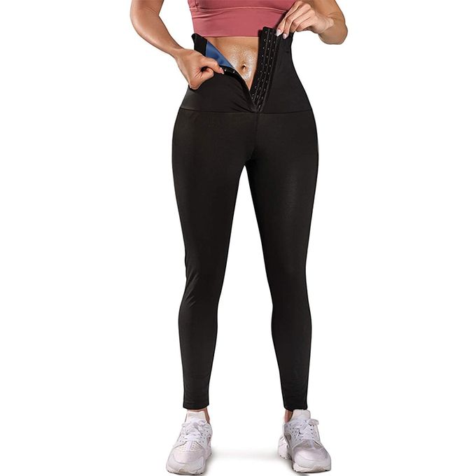 Women High Waist Trainer Yoga Pants Tummy Control Leggings Body Shaper  Trousers 