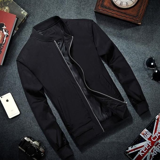 Fashion Black Bomber Jacket @ Best Price Online | Jumia Kenya