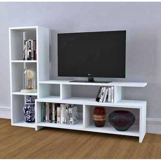 Generations WHITE MODERN STYLISH WOODEN TV STAND FOR TV'S UPTO 65