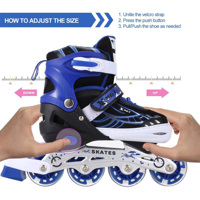 Generic Roller Skating Shoes Extendable 
