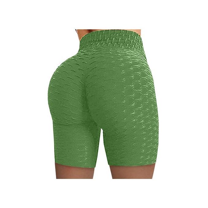 Gym Jogging Running Shorts Yoga Shorts Women High Waist Lifting Push Up  Tight Sports Pocket Fitness Yoga Short Pant