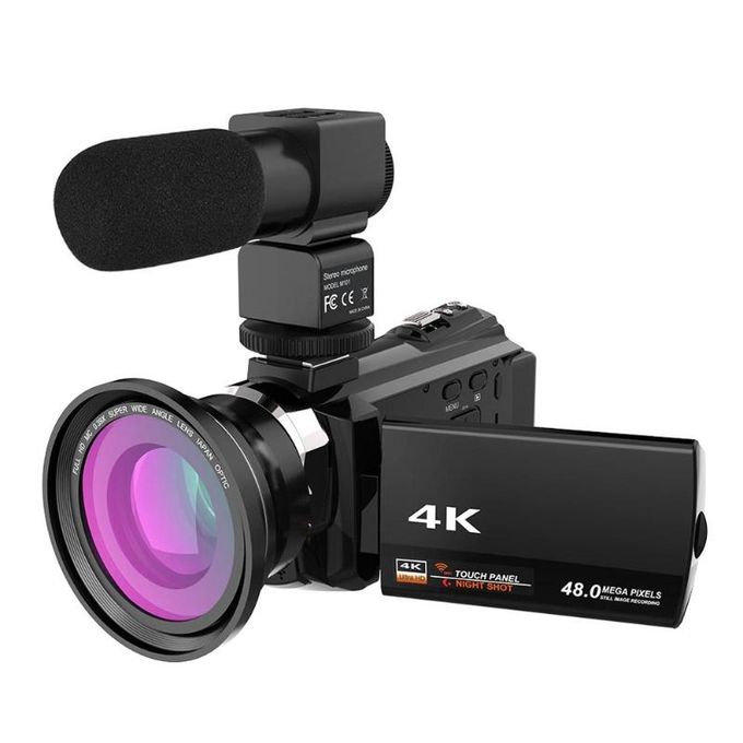 Generic Digital Video Camera 4k 1080p 48mp Wifi Camcorder Recorder W 0 39x Wide Angle Macro Lens Microphone Adopt For Novatek Chip Kanworld Best Price Online Jumia Kenya