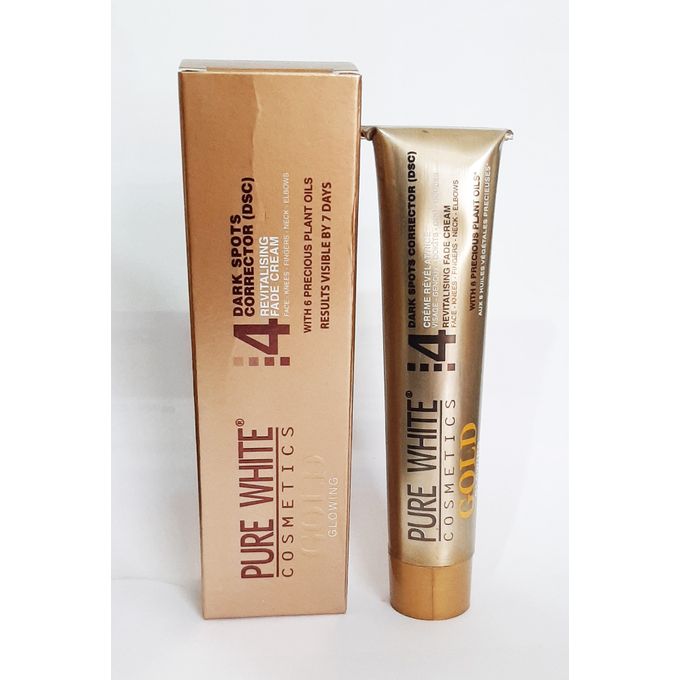 Pure White Dark Spots Corrector Revitalising Fade Cream For Face Knees Fingers Neck Elbow With 6 Precious Plant Oils Argan Macadamiahazelnut Almond Camellia Fast Action7 Days Cream Best Price Online Jumia Kenya