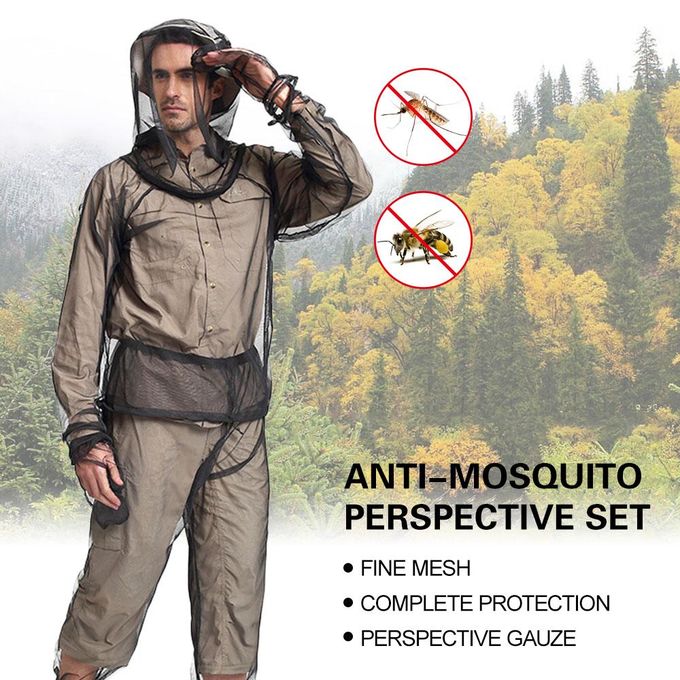 Generic Lightweight Mesh Mosquito Gloves Mittens with Socks Mosquito  Repellent Outdoor Protection for Camping Hiking Fishing Gardening @ Best  Price Online