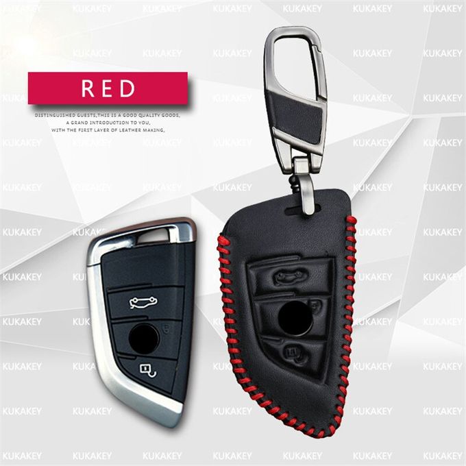 Leather Key Holder Car Key Case Cover for BMW 1 3 5 7 Series X1 X3