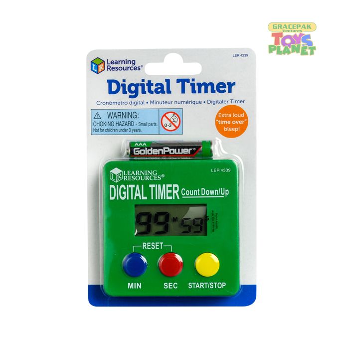 Learning Resources Count Down Up Digital Timer