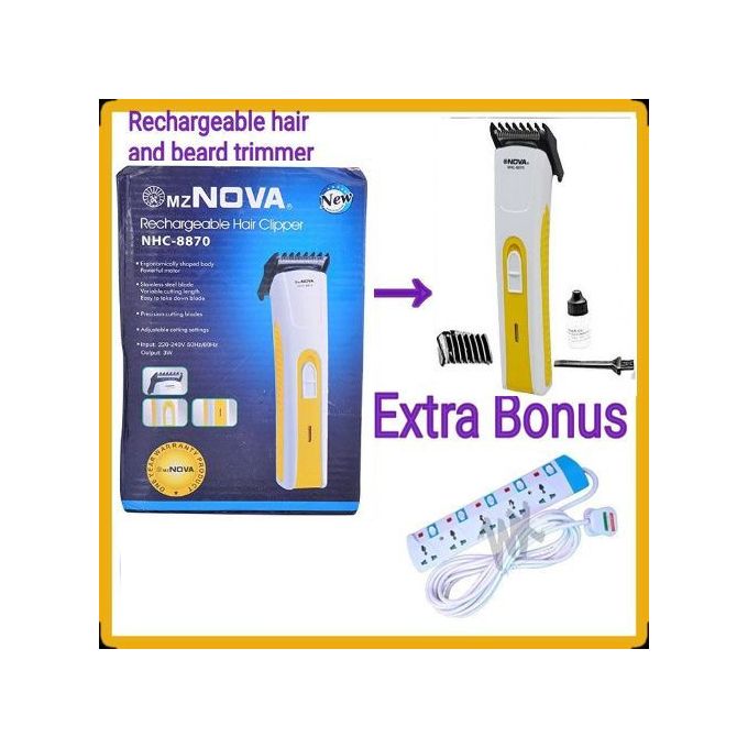 Nova Rechargeable Hair Clipper And Beard Trimmer +Gifts @ Best Price Online  | Jumia Kenya