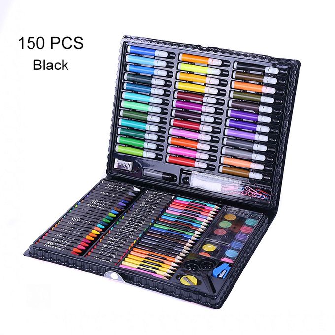 6-208PCS Children Art Painting Set Watercolor Pencil Crayon Water