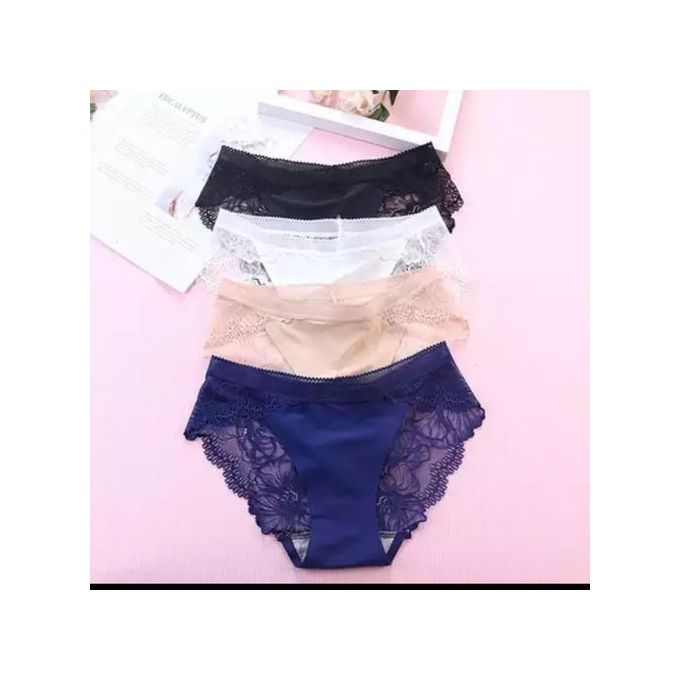 Fashion 2 PCS NET SEAMLESS COTTON UNDERWEAR, LADIES PANTS @ Best Price  Online