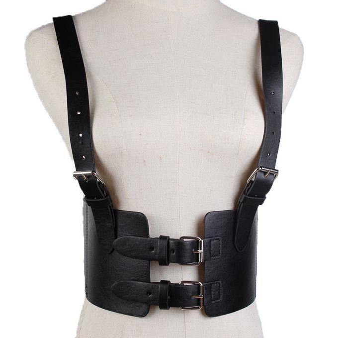 Fashion Black Harness Waist Belt @ Best Price Online