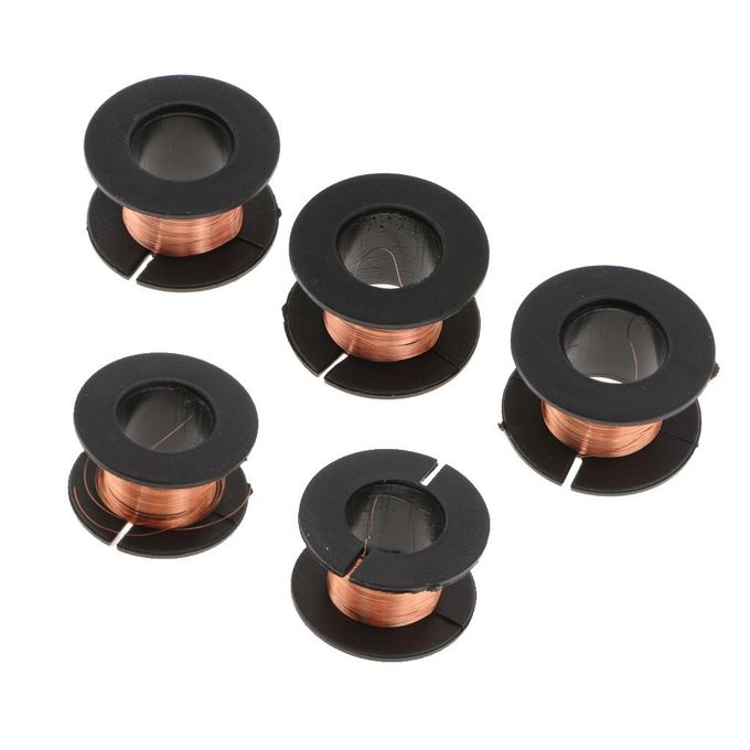 15m Long 0.1mm Diameter Copper Soldering Solder Enamelled Wire Reel -Pack  of 5 : : Tools & Home Improvement