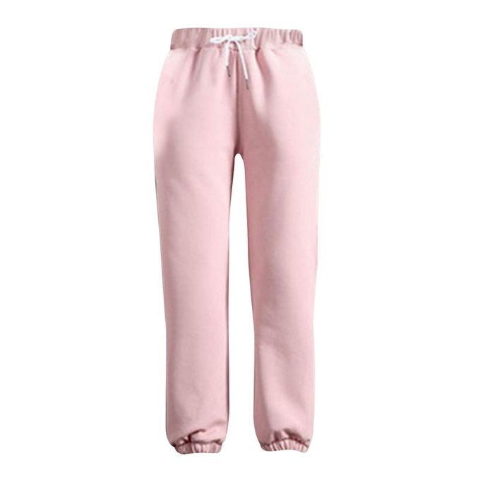 Pink GIRLS & TEENS Girl's Jogger Standard Fit Back To School Thick Fabric  Sweatpants 2536288