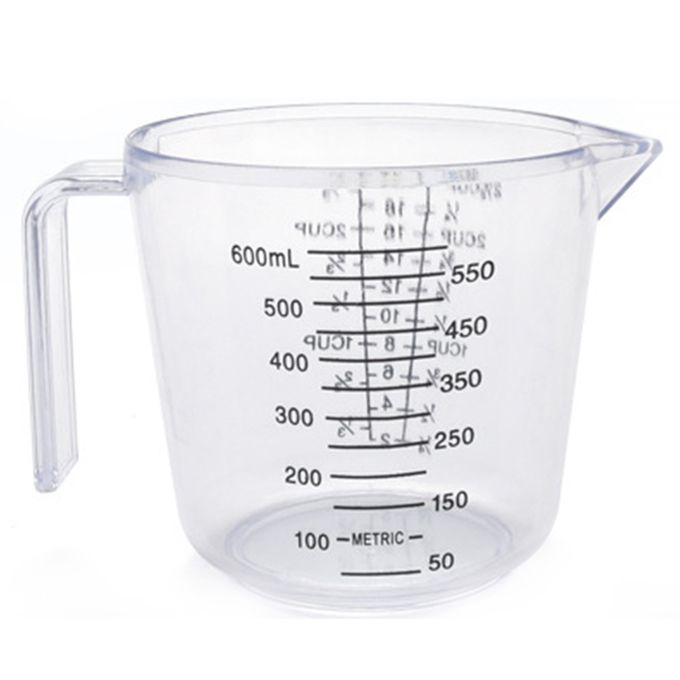 Plastic Measuring Cups Set, 1 2 4 Cup Capacity with Ounce Measurement, —  CHIMIYA