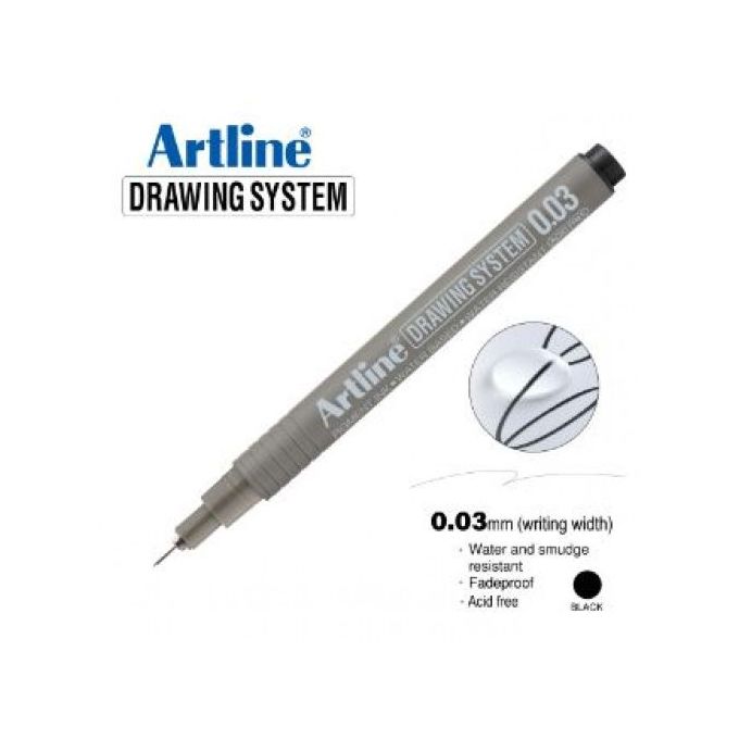 Artline 10 PCs pigment ink water-based water-resistant drawing pen black  color technical drawing pen marking pen sets - AliExpress