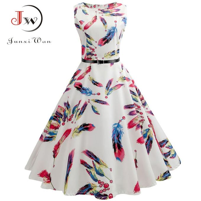 Fashion Office Robe Rockabilly Dresses Plus Size Vestido Mujer 6 Dress @  Best Price Online | Jumia Kenya