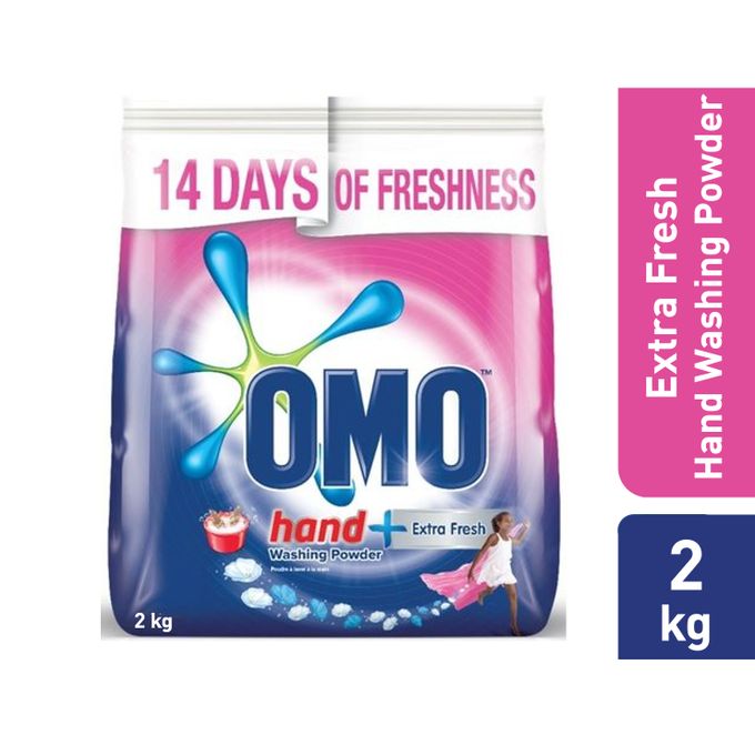 Omo Hand Washing Powder Extra Fresh - 2kg @ Best Price Online | Jumia Kenya