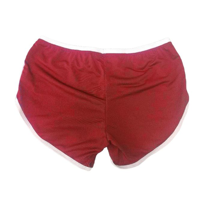 Shop Generic Hot Pants Women High Waist Yoga Shorts Butt Lifting Scrunch  Purple XL Online