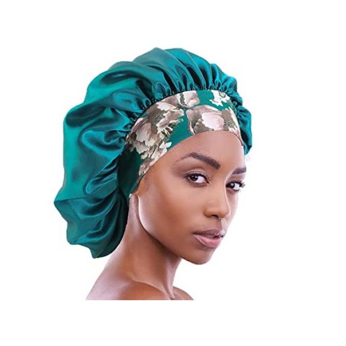 Satin Wide Band Satin Hair Bonnet 