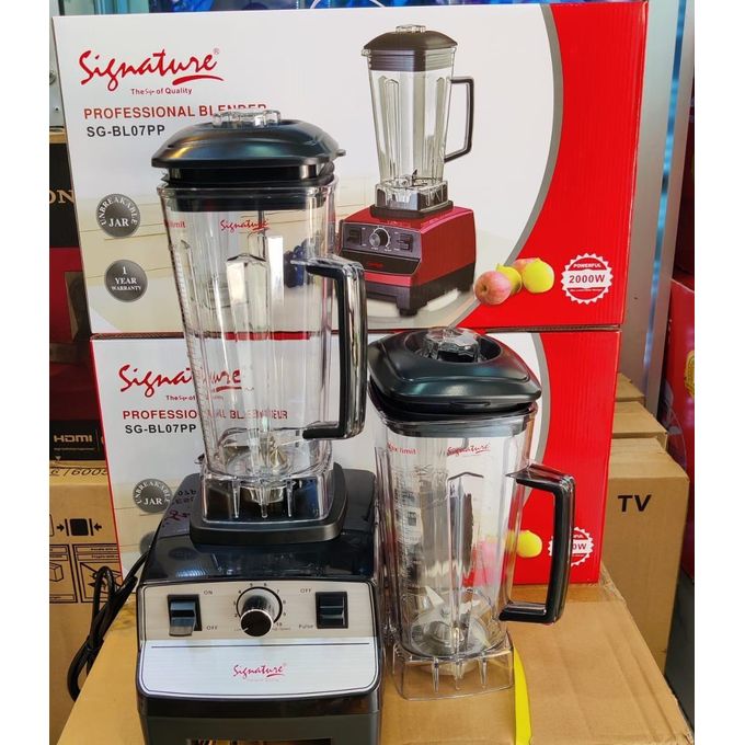 Signature Commercial Blender 2000 Watts With Two 2.0 Lts Jugs Best