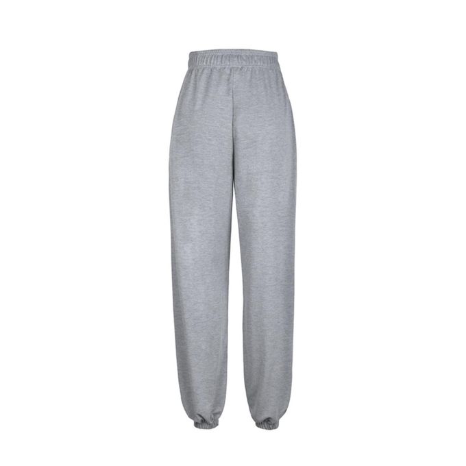 Generic Women Loose Fit Trousers Sweatpants Joggers Bottoms Thick Gray 2XL  @ Best Price Online