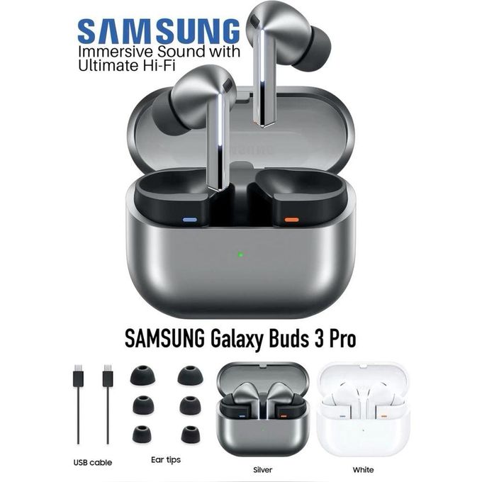 product_image_name-Galaxy-Samsung Buds 3 True Wireless Earbuds – Bluetooth 5.4, Noise Cancellation, Long Battery Life, IP57 Water Resistance – Compatible With Android & IOS-3