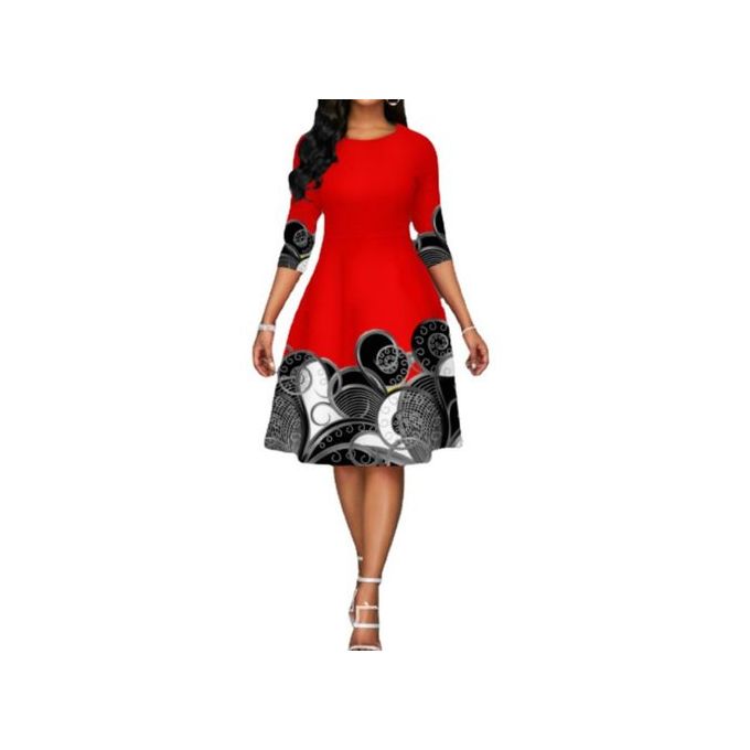 Dresses for Women 2020 New fashion 2 Piece Set Print Dress Fashion Robe  Femme S Red price from kilimall in Kenya - Yaoota!