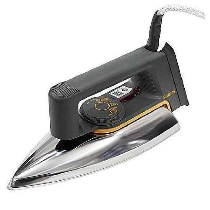 product_image_name-Philips-66 Deluxe Home Electric Non-Stick Dry Iron – High Quality, Fast Heating, Easy Glide for Perfectly Pressed Clothes-1