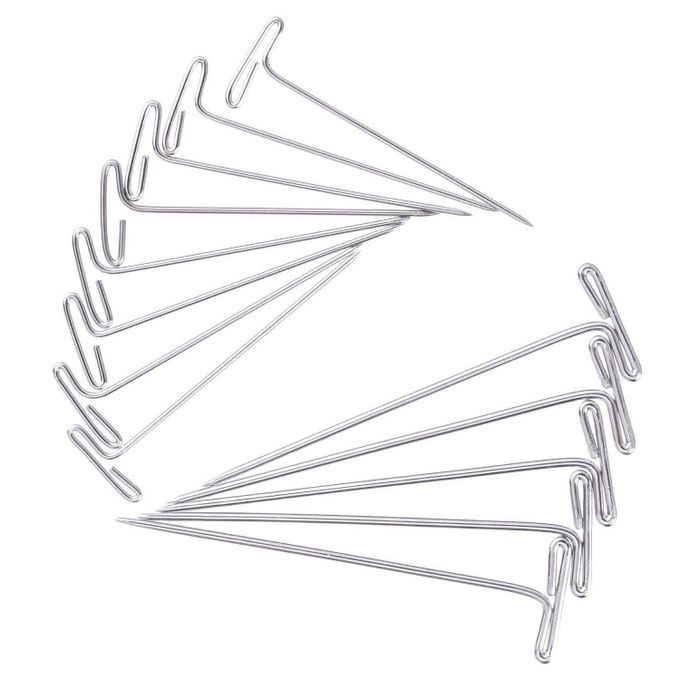 Generic Steel T-pins 2 Inch, 1-1/ 2 Inch for Blocking Knitting, @ Best  Price Online