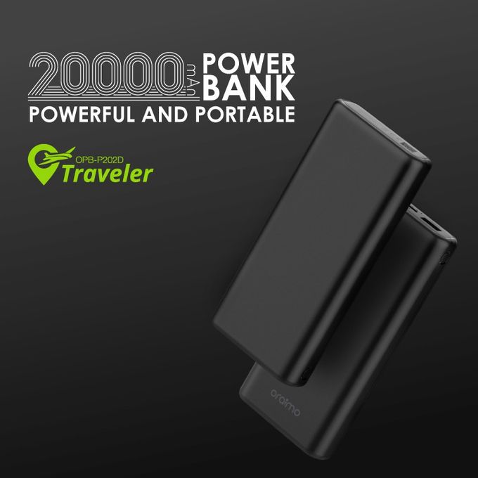 Oraimo Opb P202d 20000mah Dual Output Powerbank Best Price Online Jumia Kenya