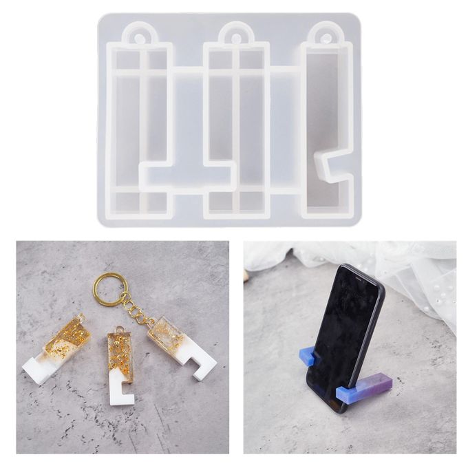 Generic Cell Phone Stand Resin , Silicone Mobile Phone Holder