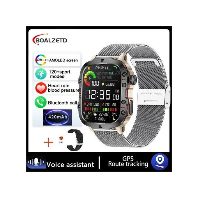 Generic For Xiaomi Huawei GPS Track Outdoor Sport Smart Watch Men IP68