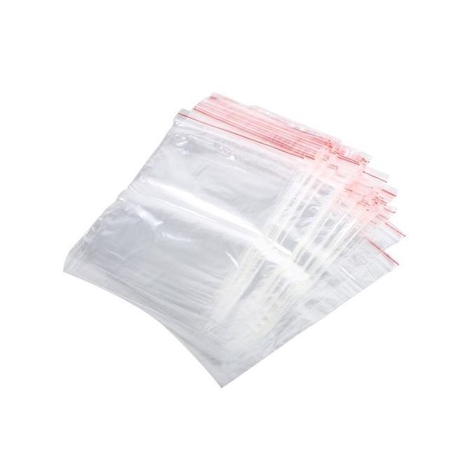 Generic 100pcs Reusable Zip Lock Clear Plastic Seal Packaging Bag For Candy Nut Food Storage 10 X 15cm Best Price Online Jumia Kenya