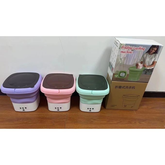 Washing Machine Portable,Foldable Spin Dryer For Camping,Travel,Small Spaces,
