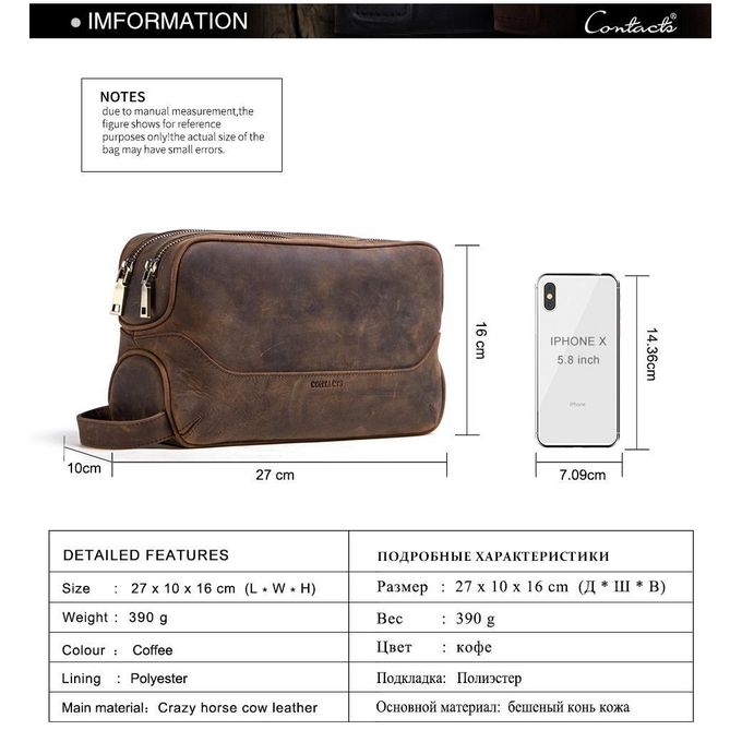 product_image_name-CONTACT'S-Leather Cosmetic Bags For Men Travel Toiletry Organizer Male Makeup Handbags-7
