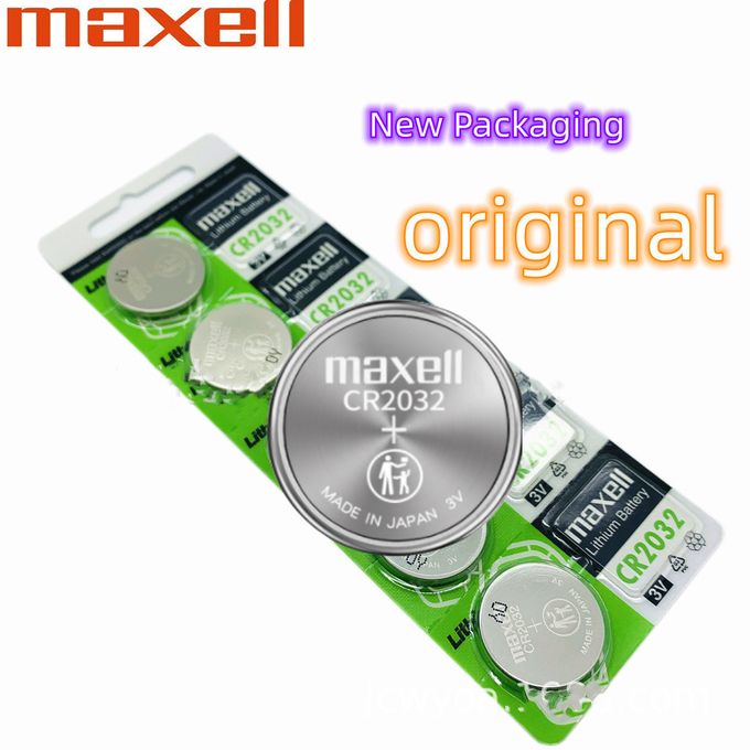 Maxell 2 Pcs CR2032 3V Button Battery, Original 220mAh @ Best Price Online