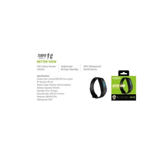 oraimo fit band specifications