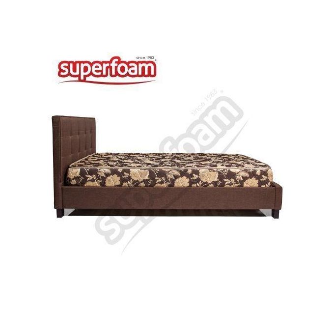 Superfoam Morning Glory Medium Density Quilted Brown Beige