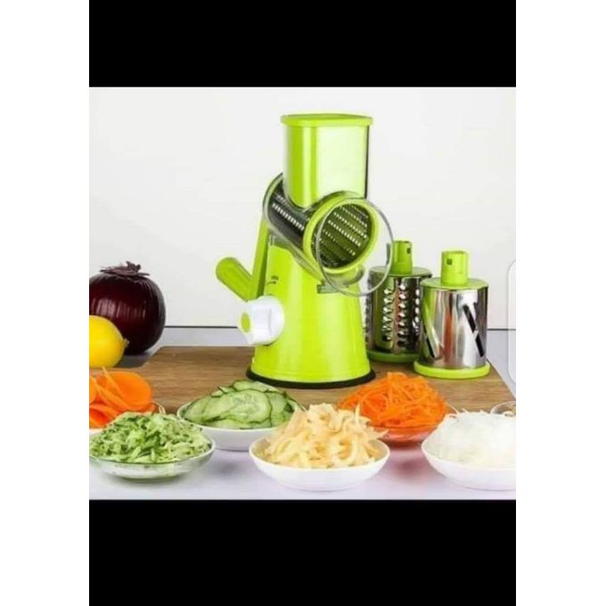 Manual Vegetable Cutter Slicer Tiling Table Drum Grater Home