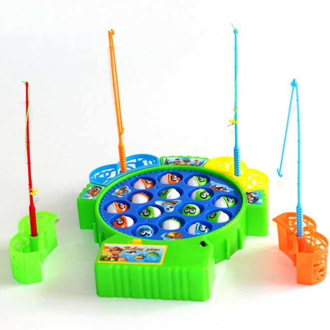 Baby Educational Toys Fish Musical Magnetic Fishing Toy Set