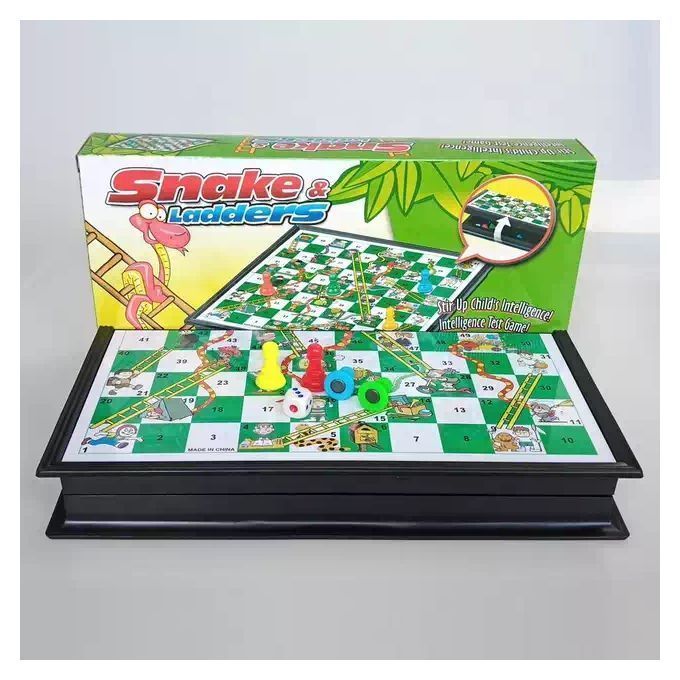 product_image_name-Generic-SNAKES AND LADDER BOARD GAME-1