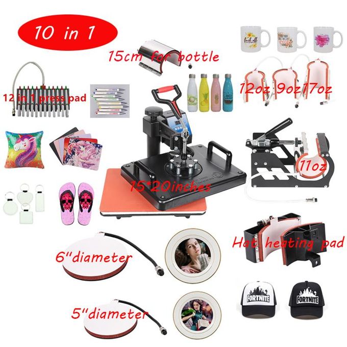 10 In 1 Heat Press Machine Sublimation Press Machine in Nairobi CBD,  Kimathi Street