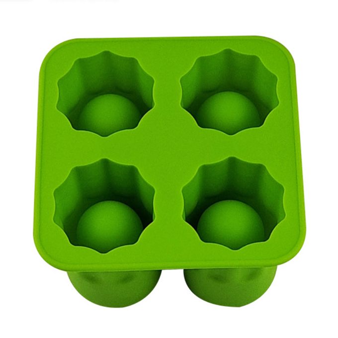 4 Grids Ice Cup Mold Silicone Ice Cube Tray Ice Mould Ice Shot