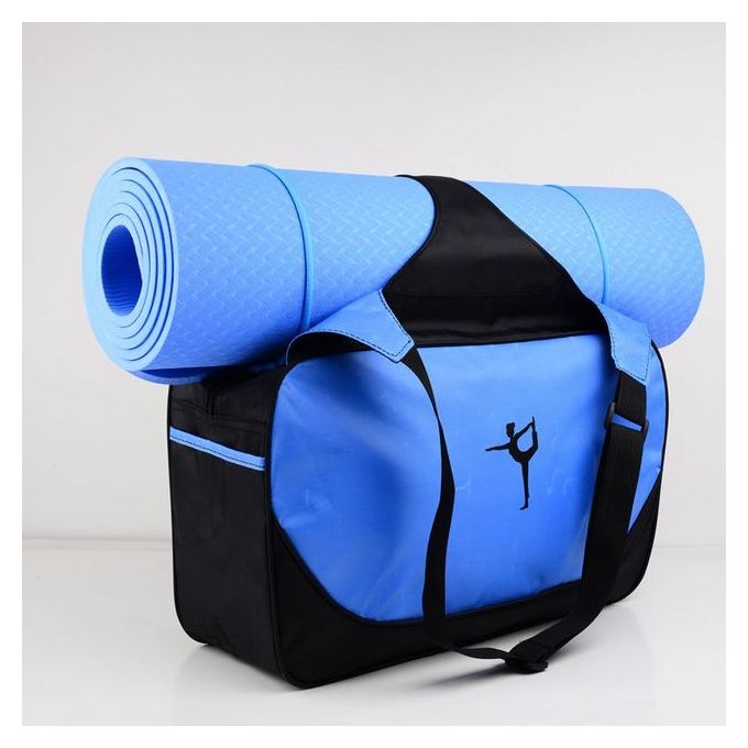 Generic Multifunctional Cothes Yoga Backpack Yoga Mat Yoga No Blue